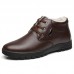 Men Casual Daily Warm Plush Lining Ankle Boots Men Casual Daily Warm Plush Lining Ankle Boots