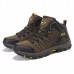 Men Warm Lining Boots Outdoor Hiking High Top Athletic Shoes