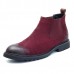 Men Soft Casual Business Elastic Band Comfy Suede Leather Ankle Boots Men Soft Casual Business Elastic Band Comfy Suede Leather Ankle Boots