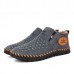Men Comfy Soft Woven Style Genuine Leather Warm Fur Lining High Top Oxfords Boots Men Comfy Soft Woven Style Genuine Leather Warm Fur Lining High Top Oxfords Boots