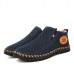 Men Comfy Soft Woven Style Genuine Leather Warm Fur Lining High Top Oxfords Boots Men Comfy Soft Woven Style Genuine Leather Warm Fur Lining High Top Oxfords Boots