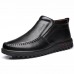 Men Casual Daily Warm Lining Leather Ankle Boots Men Casual Daily Warm Lining Leather Ankle Boots