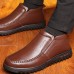 Men Casual Daily Warm Lining Leather Ankle Boots Men Casual Daily Warm Lining Leather Ankle Boots