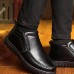 Men Casual Daily Warm Lining Leather Ankle Boots Men Casual Daily Warm Lining Leather Ankle Boots