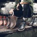 Men Fashion Autumn Lace up Leather Mid-calf Boots Men Fashion Autumn Lace up Leather Mid-calf Boots