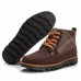 Men Comfortable Hand Stitching Plaid High Top Boots Men Comfortable Hand Stitching Plaid High Top Boots