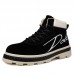 Men Stitching Lace Up Round Toe Ankle Boots Men Stitching Lace Up Round Toe Ankle Boots