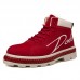Men Stitching Lace Up Round Toe Ankle Boots Men Stitching Lace Up Round Toe Ankle Boots