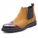US Size 6.5-11 Men Casual Business Brogue Style Cap Toe Comfy Soft Suede Leather Boots US Size 6.5-11 Men Casual Business Brogue Style Cap Toe Comfy Soft Suede Leather Boots