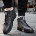 Men Casual Soft Wool Lining Lace Up Ankle Boots Men Casual Soft Wool Lining Lace Up Ankle Boots