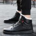Men Casual Soft Wool Lining Lace Up Ankle Boots Men Casual Soft Wool Lining Lace Up Ankle Boots