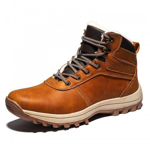 Men Casual Warm Wool Lining Retro Ankle Boots Men Casual Warm Wool Lining Retro Ankle Boots