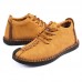 Menico Big Size Men Comfortable Leather Hand Stitching Ankle Boots Menico Big Size Men Comfortable Leather Hand Stitching Ankle Boots