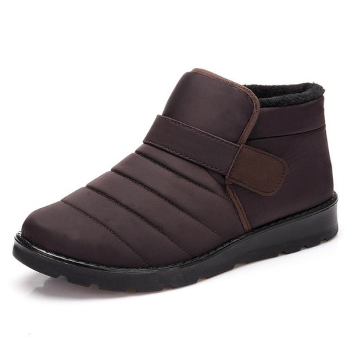 Men Casual Waterproof Warm Lining Hook&Loop Snow Boots Men Casual Waterproof Warm Lining Hook&Loop Snow Boots