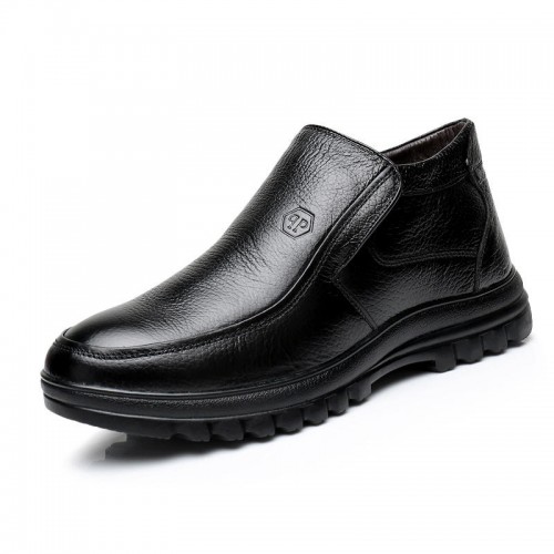 Winter Warm Fur Men Business Formal Ankle Boots Winter Warm Fur Men Business Formal Ankle Boots