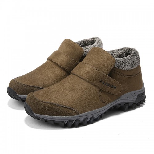 Big Size Men Soft Warm Lining Hook Loop Snow Boots Big Size Men Soft Warm Lining Hook Loop Snow Boots
