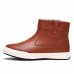 Warm Faux Fur Lining Zipper Round Toe Ankle Short Boots For Men Warm Faux Fur Lining Zipper Round Toe Ankle Short Boots For Men