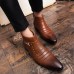 Men Casual Genuine Leather Pointed Toe Business Ankle Boots Men Casual Genuine Leather Pointed Toe Business Ankle Boots