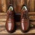 Men Comfortable Warm Fur Lining Ankle Leather Boots Men Comfortable Warm Fur Lining Ankle Leather Boots