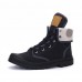 Lace Up Warm Wool Lining Round Toe Soft Sole Short Boots For Men Lace Up Warm Wool Lining Round Toe Soft Sole Short Boots For Men