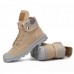 Lace Up Warm Wool Lining Round Toe Soft Sole Short Boots For Men Lace Up Warm Wool Lining Round Toe Soft Sole Short Boots For Men