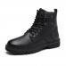 Men Casual Soft Lace Up Leather Ankle Boots Men Casual Soft Lace Up Leather Ankle Boots