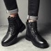 Men Casual Soft Lace Up Leather Ankle Boots Men Casual Soft Lace Up Leather Ankle Boots