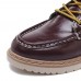 Men Casual Soft Leather Ankle Boots Lace Up Boots Moc Toe Shoes Men Casual Soft Leather Ankle Boots Lace Up Boots Moc Toe Shoes