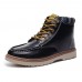 Men Casual Soft Leather Ankle Boots Lace Up Boots Moc Toe Shoes Men Casual Soft Leather Ankle Boots Lace Up Boots Moc Toe Shoes