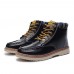 Men Casual Soft Leather Ankle Boots Lace Up Boots Moc Toe Shoes Men Casual Soft Leather Ankle Boots Lace Up Boots Moc Toe Shoes