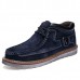 Men Comfortable Hand Stitching High Top Suede Oxfords Boots Men Comfortable Hand Stitching High Top Suede Oxfords Boots