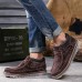 Men Comfortable Hand Stitching High Top Suede Oxfords Boots Men Comfortable Hand Stitching High Top Suede Oxfords Boots