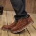 Men Comfortable Hand Stitching High Top Suede Oxfords Boots Men Comfortable Hand Stitching High Top Suede Oxfords Boots