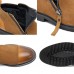 Men Casual Elegant Cap Toe Suede Genuine Leather Side Zipper Boots Men Casual Elegant Cap Toe Suede Genuine Leather Side Zipper Boots