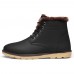 Men Soft Warm Plush Lining Leather Slip-on Snow Boots Men Soft Warm Plush Lining Leather Slip-on Snow Boots