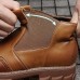 Men Retro Soft Classic Brogue Leather Chelsea Ankle Boots Men Retro Soft Classic Brogue Leather Chelsea Ankle Boots