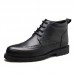Men Microfiber Brogue Carved Casual Business Ankle Boots Men Microfiber Brogue Carved Casual Business Ankle Boots