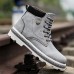 Men Vintage Soft Lace Up Leather Ankle Boots Men Vintage Soft Lace Up Leather Ankle Boots