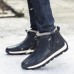 Men Comfy Genuine Leather Slip Resistance Warm Fur Lining Snow Boots Men Comfy Genuine Leather Slip Resistance Warm Fur Lining Snow Boots