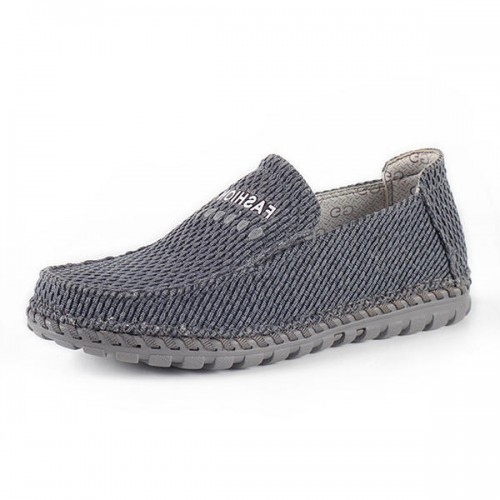 Men Breathable Casual Woven Style Slip On Cloth Oxfords Men Breathable Casual Woven Style Slip On Cloth Oxfords