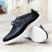 Lace Up Men Oxfords Casual Outdoor Flat Shoes In Leather Lace Up Men Oxfords Casual Outdoor Flat Shoes In Leather