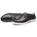 Lace Up Men Oxfords Casual Outdoor Flat Shoes In Leather Lace Up Men Oxfords Casual Outdoor Flat Shoes In Leather