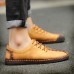Menico Men Hand Stitching Soft Sole Casual Lace Up Oxfords Shoes Menico Men Hand Stitching Soft Sole Casual Lace Up Oxfords Shoes