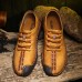 Menico Men Hand Stitching Soft Sole Casual Lace Up Oxfords Shoes Menico Men Hand Stitching Soft Sole Casual Lace Up Oxfords Shoes