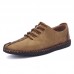 Menico Men Hand Stitching Soft Sole Casual Lace Up Oxfords Shoes Menico Men Hand Stitching Soft Sole Casual Lace Up Oxfords Shoes