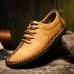 Menico Men Hand Stitching Soft Sole Casual Lace Up Oxfords Shoes Menico Men Hand Stitching Soft Sole Casual Lace Up Oxfords Shoes