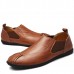 Banggood Shoes Men Casual Hand Stitching Genuine Leather Elastic Flat Oxfords Banggood Shoes Men Casual Hand Stitching Genuine Leather Elastic Flat Oxfords