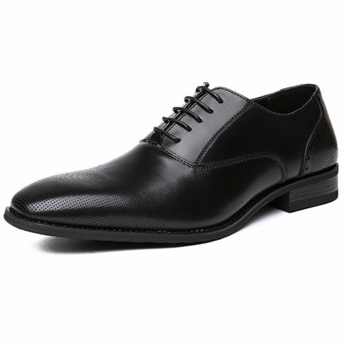 Men Microfiber Dress Shoes Pointed Toe Business Oxfords Men Microfiber Dress Shoes Pointed Toe Business Oxfords