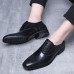 Men Microfiber Dress Shoes Pointed Toe Business Oxfords Men Microfiber Dress Shoes Pointed Toe Business Oxfords