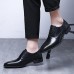 Men Microfiber Dress Shoes Pointed Toe Business Oxfords Men Microfiber Dress Shoes Pointed Toe Business Oxfords